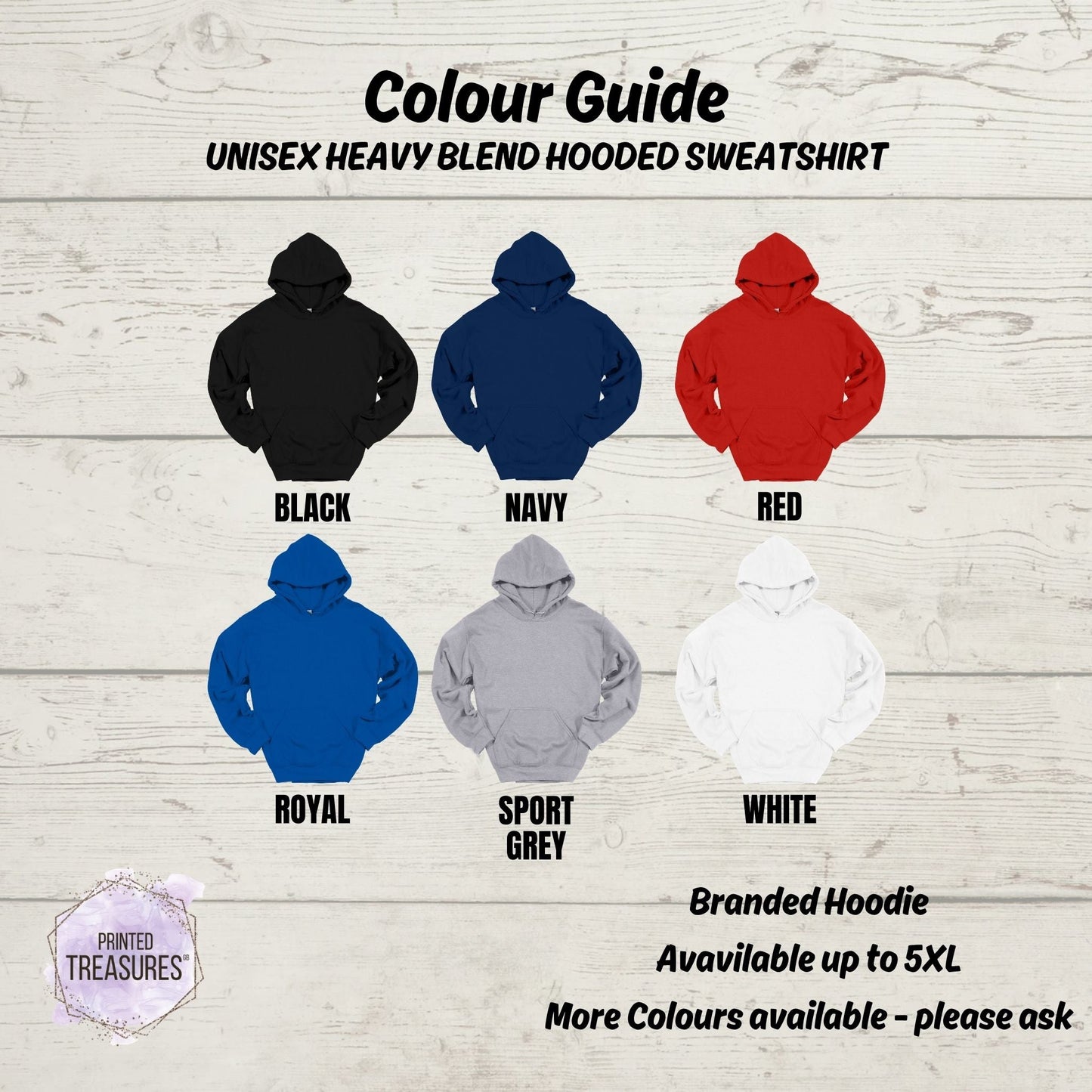 Custom Branded Hoodie - Printed Treasures