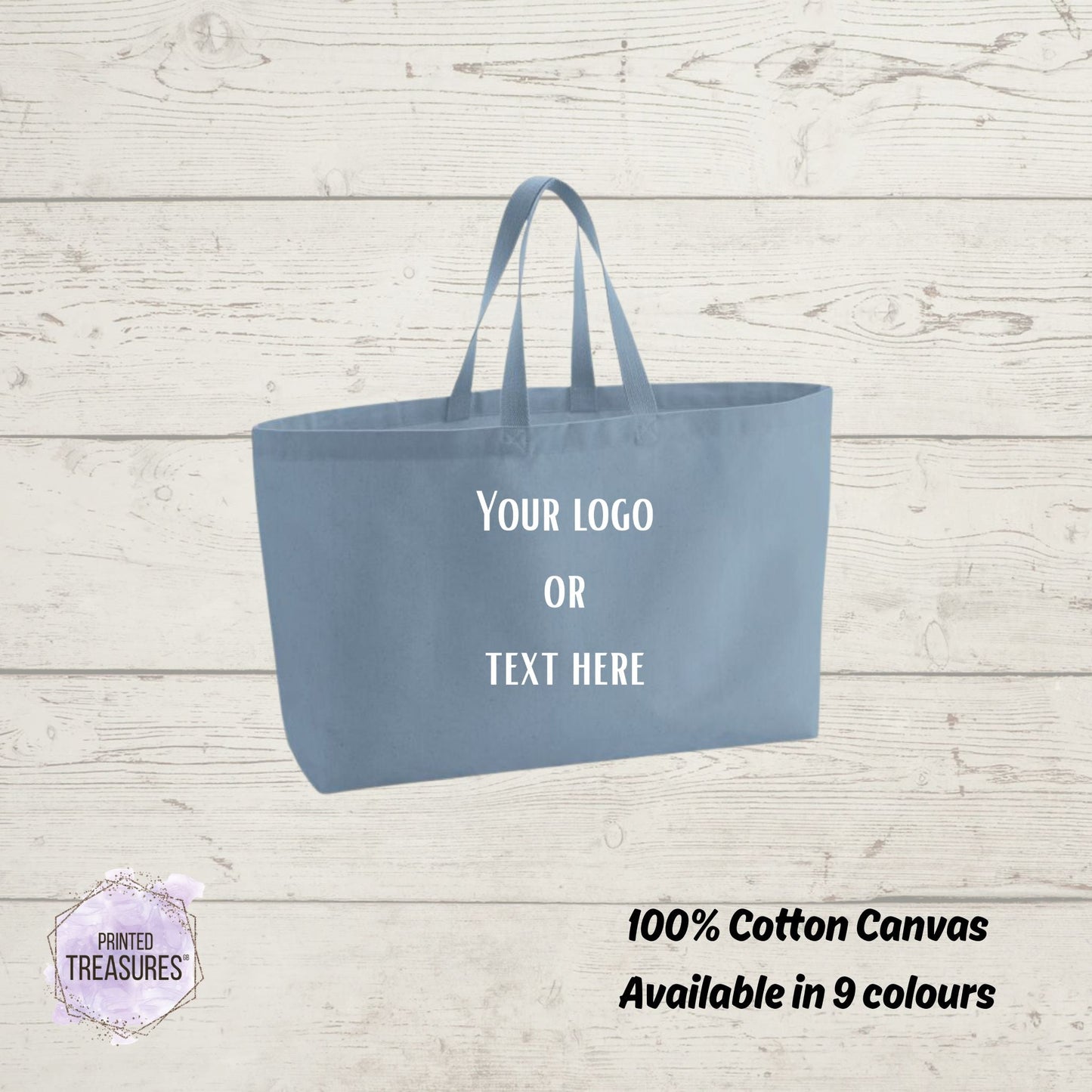Custom Oversized Tote Bag - Printed Treasures