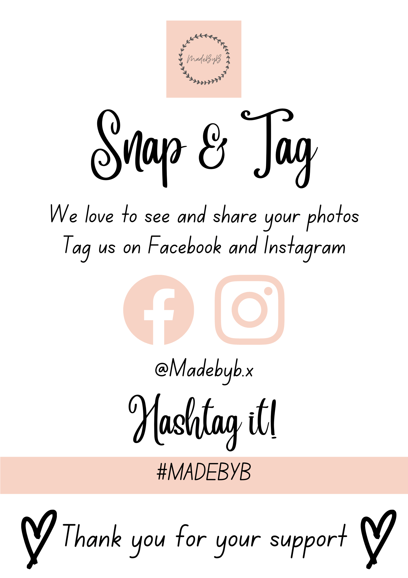 Snap & Tag Cards - Printed Treasures