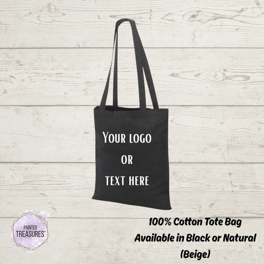 Custom Cotton Tote Bag - Printed Treasures