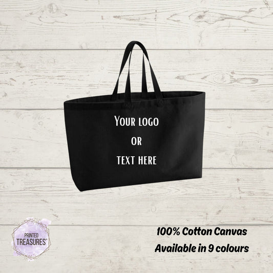 Custom Oversized Tote Bag - Printed Treasures