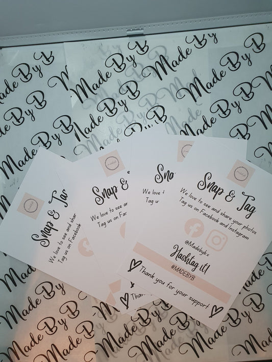 Snap & Tag Cards - Printed Treasures